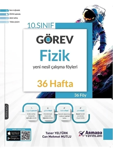 ARMADA 10.SINIF GÖREV FİZİK YENİ NESİL ÇALIŞMA FÖYLERİ 36 HAFTA *YENİ* ürün görseli 1