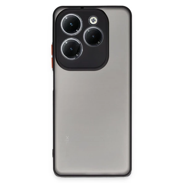 İnfinix Hot 40 Pro Kılıf Montreal Silikon Kapak - Siyah ürün görseli 1