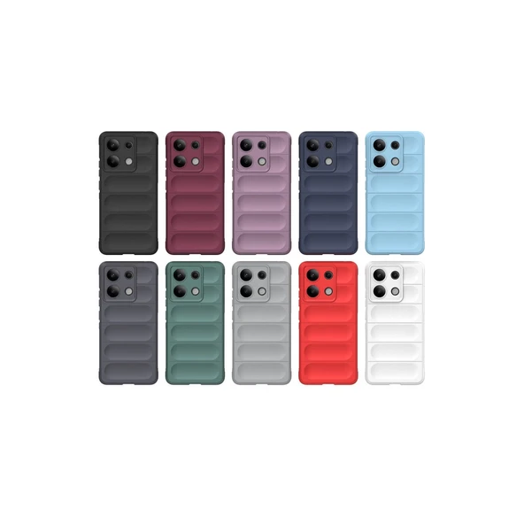 Xiaomi Redmi Note 13 4g Kılıf Optimum Silikon - Krem - Resim 3