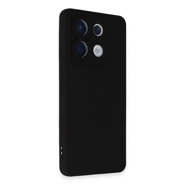 Xiaomi Redmi Note 13 Pro 5g Kılıf Nano İçi Kadife Silikon - Siyah - Resim 2