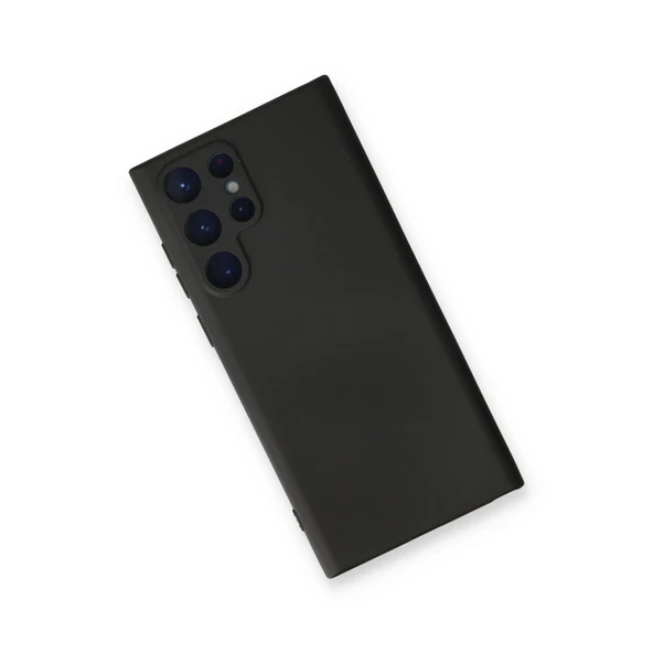 Samsung Galaxy S24 Ultra Kılıf Nano İçi Kadife Silikon - Siyah - Resim 3