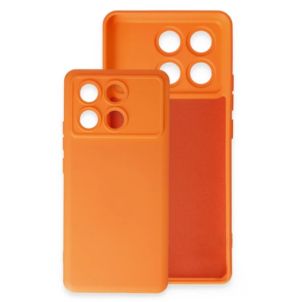 Xiaomi Poco X6 Pro Kılıf Nano İçi Kadife Silikon - Koyu Yeşil - Resim 2