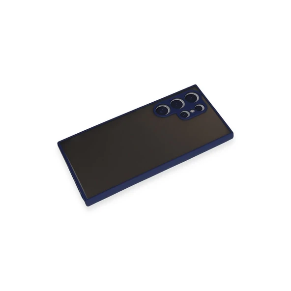 Samsung Galaxy S24 Ultra Kılıf Montreal Silikon Kapak - Lacivert - Resim 4
