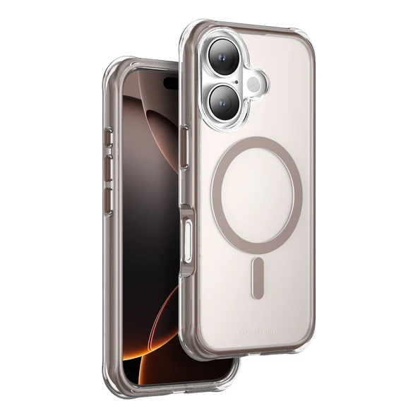 Onegif Apple İphone 16 Hulk Magsafe Kapak - Çöl Titanyum ürün görseli 1