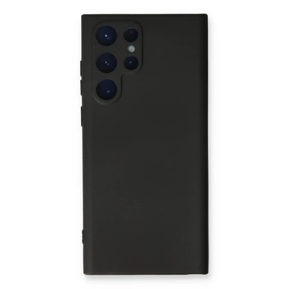 Samsung Galaxy S24 Ultra Kılıf Nano İçi Kadife Silikon - Siyah ürün görseli 1