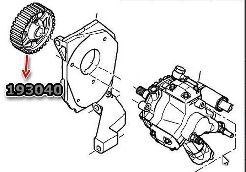 Citroen C4 Picasso Mazot Pompa Dişlisi (2006-2010) 193040 1.6 HDI ürün görseli 1
