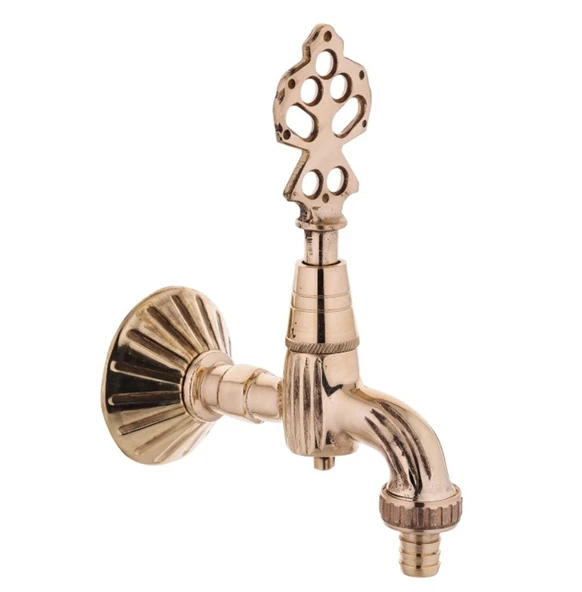 LPD Sarı Osmanlı Musluk Rakorlu Bahçe Tipi / Lüx . %100 Pirinç ürün görseli 1