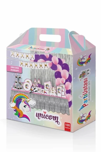 Parti Seti Parti Seti Unicorn ürün görseli 1