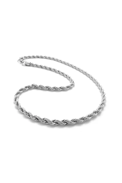 925 Ayar Gümüş Burgu Zincir Unisex Kadın Erkek Kolye - Resim 7