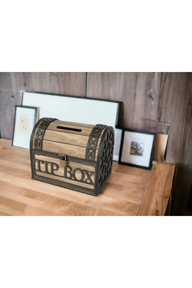 Klitli Tip Box Bahşiş Kutusu Ve Kumbara Sandık Tipi Tipbox - Resim 3
