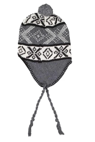 Uzun Kulak Kapatan Tasarım İçi Polarlı Renkli Erkek Bere - Resim 7