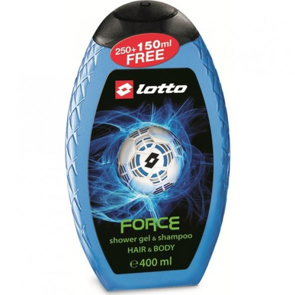 Lotto Force Erkek Shower Gel Shampoo 400 ml