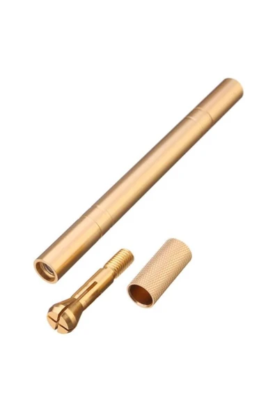 Microblading Kalemi Manuel Kalıcı Kaç Dudak Makyaj Gold Kalemi + 5 Adet 12 Pin Iğne - Resim 3