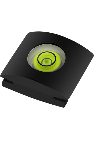 DSLR Ve SLR İçin Su Terazili Hot Shoe Flaş Kızağı Kapağı - Resim 6