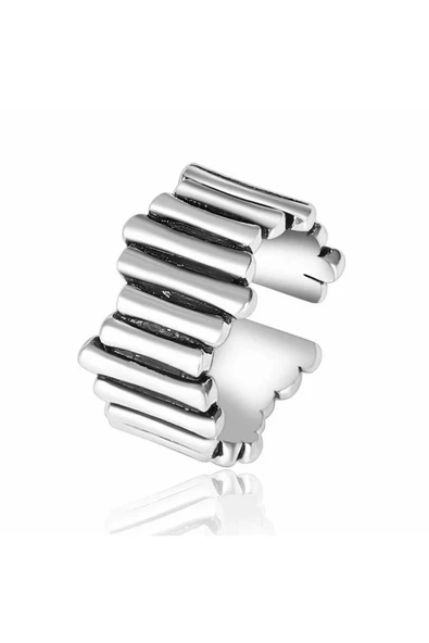 925 Ayar Gümüş Boyutlanabilir Kadın Yüzük ürün görseli 1