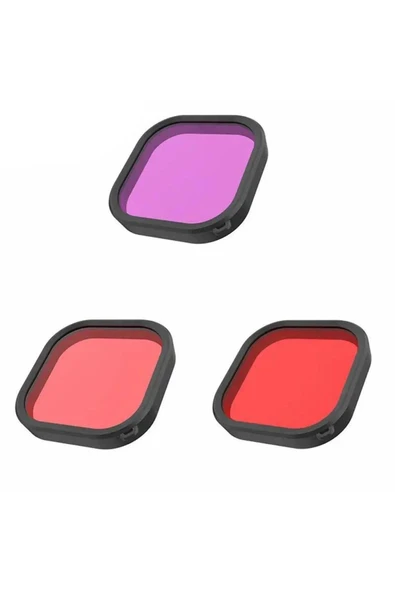 Gopro Hero 12 11 10 9 Için 60m Sualtı Su Geçirmez Kılıf Muhafaza Housing Ve Lens Filtresi - Resim 7