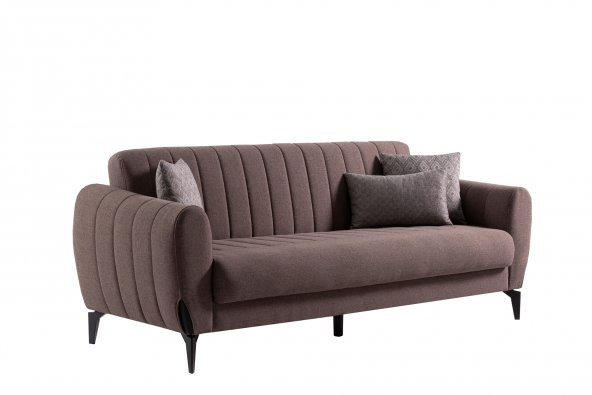 Lorenzo 3lü Kanepe ( Kahverengi ) - 2