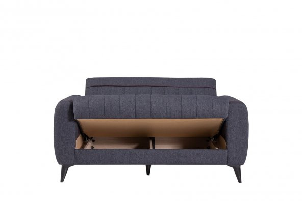 İPEK MOBİLYA Majör 2li Kanepe ( Koyu Gri ) - 4