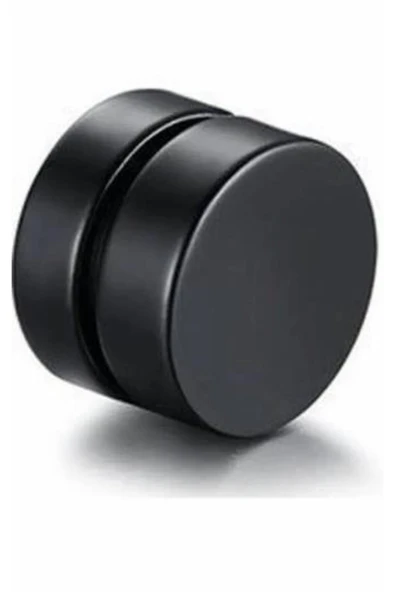 Paslanmaz Çelik Erkek Kadın Mıknatıslı Yuvarlak Manyetik Küpe 1 Adet - Resim 3