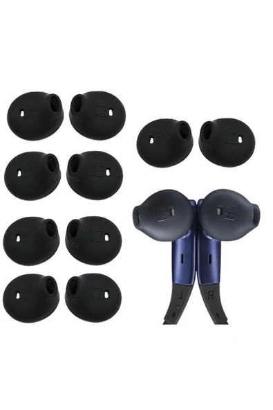 4 Çift (8 ADET) Samsung Levelu S6 S7 Edge Note 5 Kulaklık Silikonu ürün görseli 1