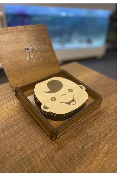 Erkek Bebek Süt Dişleri Göbek Bağı Ve Saç Saklama Anı Albüm Kutusu Bebek Hediyesi - Resim 2