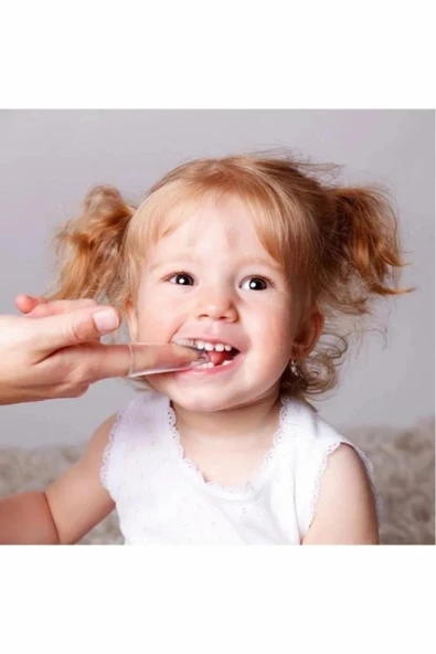 Kız Ahşap Bebek Yüzlü Diş Albümü Saklama Anı Kutusu Ve Parmak Dil Temizleyici Diş Kaşıyıcı Fırça - Resim 8