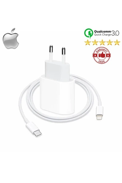 Mimozaavm Apple Iphone Tüm Serilerle Uyumlu Hızlı Şarj Aleti Kablo Adaptör Set Iphone 11 / 12 / 13 / ürün görseli 1