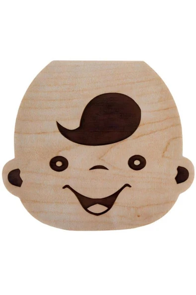 Erkek Bebek Süt Dişleri Göbek Bağı Ve Saç Saklama Anı Albüm Kutusu Bebek Hediyesi - Resim 7