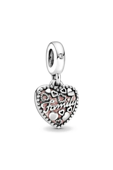 Bileklik Ve Kolye Için 925 Ayar Family Sallantılı Gümüş Charm ürün görseli 1