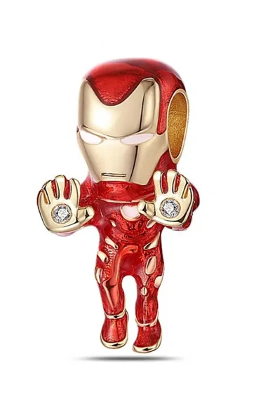 İron Man Charm | | Gümüş Kaplama ürün görseli 1