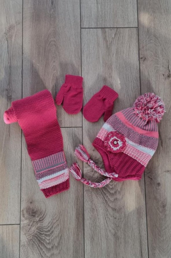 Kitti 1-4 Yaş Kız Sweet 3 lü Takım 7921 - 2
