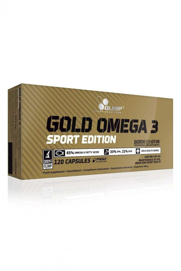 Olimp Gold Omega-3 Sport Edition 120 Kapsül