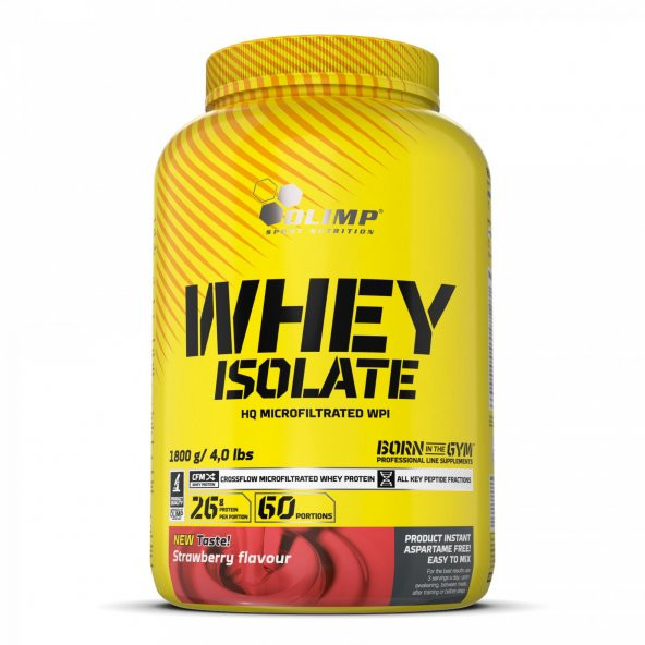 Olimp Whey Isolate Protein 1800 gr - Çilek