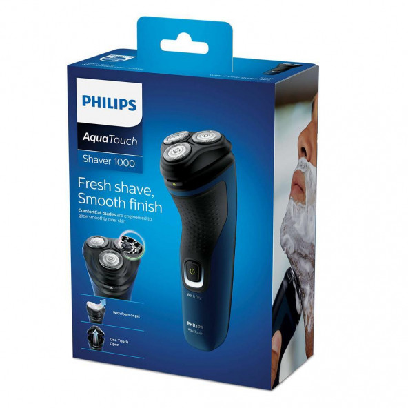 Philips 1100 AquaTouch S1121/41 Islak Kuru Tıraş Makinesi - 2
