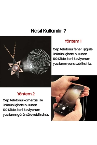 100 Dilde Seni Seviyorum Yazılı Kolye ve Yüzük Seti Sevgili Cüzdanı Sevgililer Günü Hediyelik - Resim 4