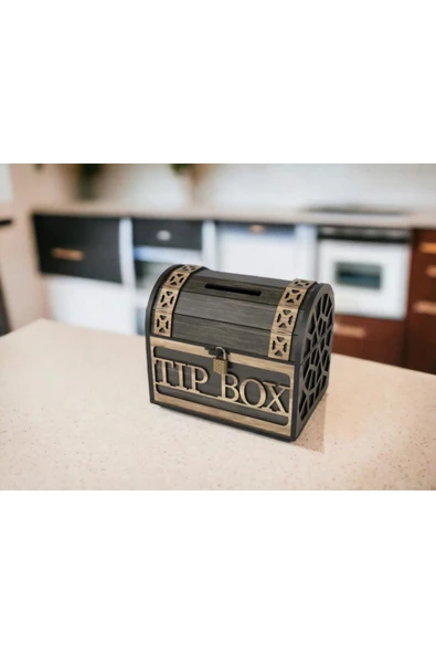 Klitli Tip Box Bahşiş Kutusu Ve Kumbara Sandık Tipi Tipbox - Resim 5