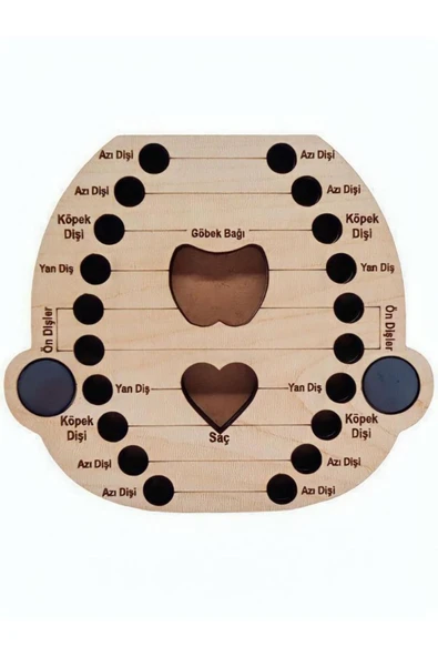 Kız Bebek Süt Dişleri Göbek Bağı Ve Saç Saklama Anı Albüm Kutusu Bebek Hediyesi - Resim 4