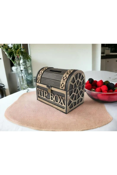 Klitli Tip Box Bahşiş Kutusu Ve Kumbara Sandık Tipi Tipbox - Resim 4