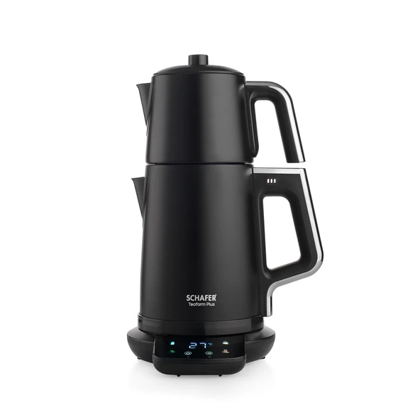 Schafer Teaform Plus Dijital Paslanmaz Çay Makinesi-Siyah - Resim 2