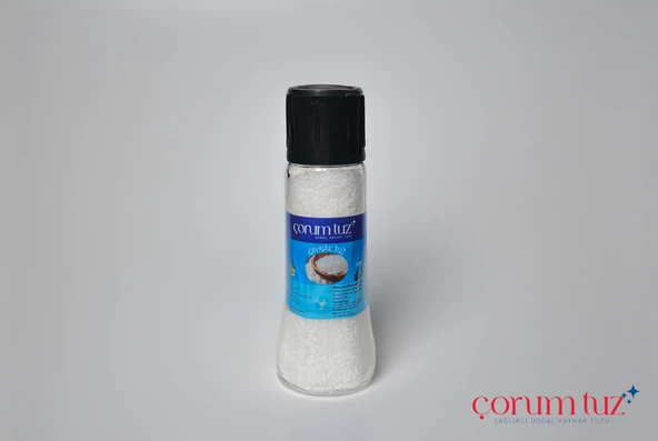 Çorum Kaynak Tuz(Pet-5Kg+Degirmen)Türkiye'nin Doğal Tuzu (Göl,Deniz,Kaya ve Rafine Tuzu Değildir) - 2