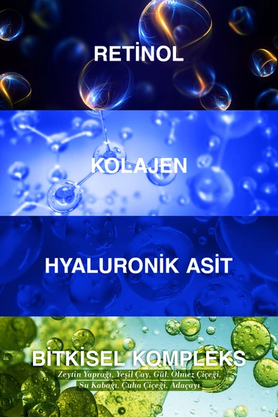 Bioxcin Age Reverse Kırışıklık Karşıtı Krem 50 ml - %10 Retinol, Kafein, Dolgunluk, Sıkılık - Resim 8