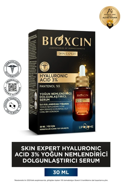 Bioxcin Skin Expert Hyaluronik Asit %3 Serum 30 ml Yoğun Nemlendirici ürün görseli 1