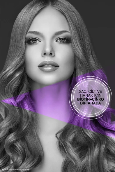 Bioxcin Biotin 5.000 Mcg 30 Tablet - Biotin Çinko 15 Mg Saç Ve Tırnak Vitamini - Resim 3