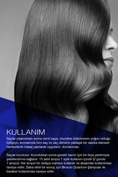 Bioxcin Quantum Ekstra Hacim & Bakım Serumu 15x6 - Dökülme Karşıtı İnce Saçlar İçin - Resim 4