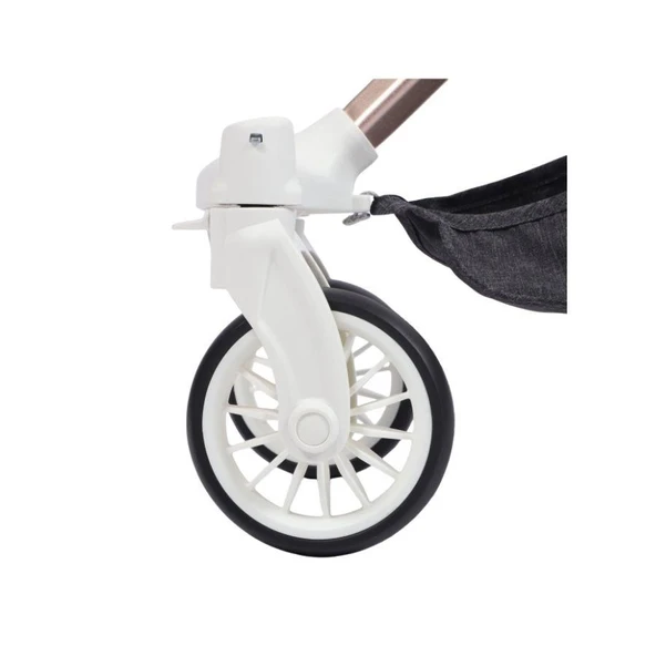 Tommy Evcil Hayvan Arabası 83x48,5x110 cm Gold Füme Max 10 kg - Resim 3