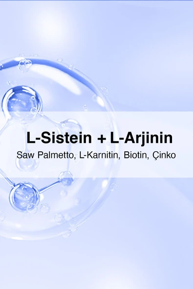 Bioxcin Mens Hair 30 Tablet - L Arginin Biotin Saw Palmetto L Carnitine Çinko L Sistein Keratin Bakır Iyot. - Resim 5