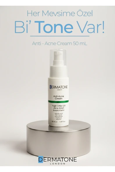 DERMATONE Anti-acne Cream | Yağlı Ciltler Için Sivilce Ve Akne Karşıtı Bakım Kremi ürün görseli 1