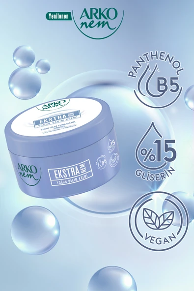 Arko Nem Yoğun Bakım Kremi Ekstra Nemlendirici 2x250 Ml - Resim 2
