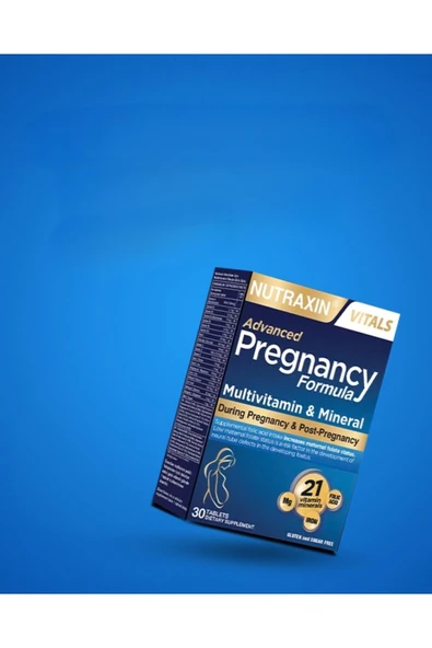 Nutraxin Advanced Pregnancy Formula 30 Tablet 21 Vitamin & Mineral - Resim 4
