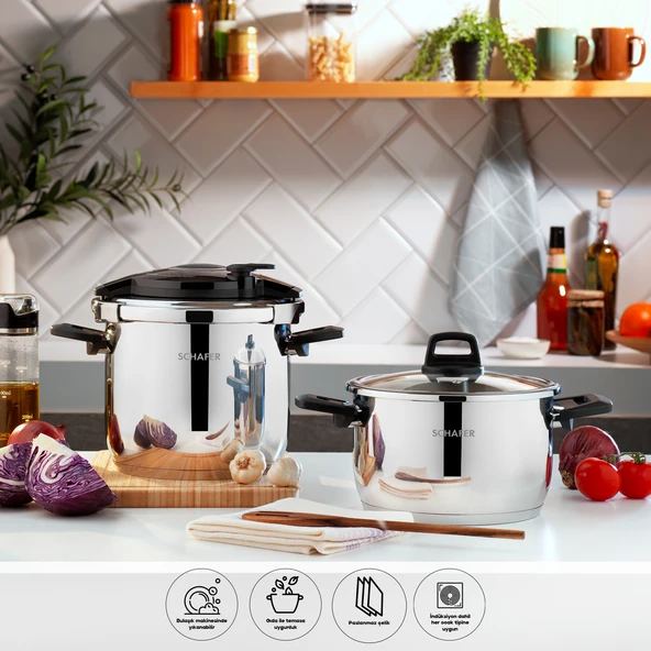 Schafer Steel Master 24 Parça Çeyiz Seti - Resim 2